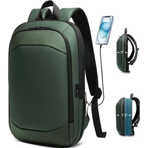 Business Backpack 17 Inch SlimGreen